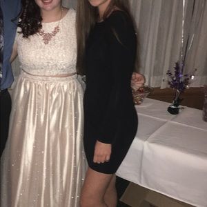 Black long sleeve dress